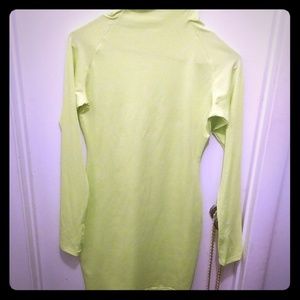 Neon yellow sports dress